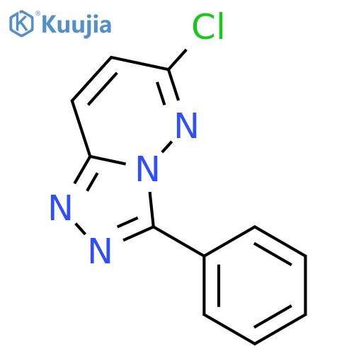 6-chloro-3-phenyl-[1,2,4]triazolo[4,3-b]pyridazine structure