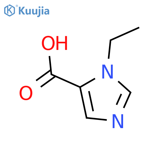 1-Ethyl-1H-imidazole-5-carboxylic acid structure