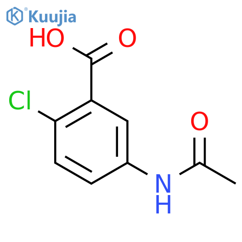 5-Acetamido-2-chlorobenzoic Acid structure