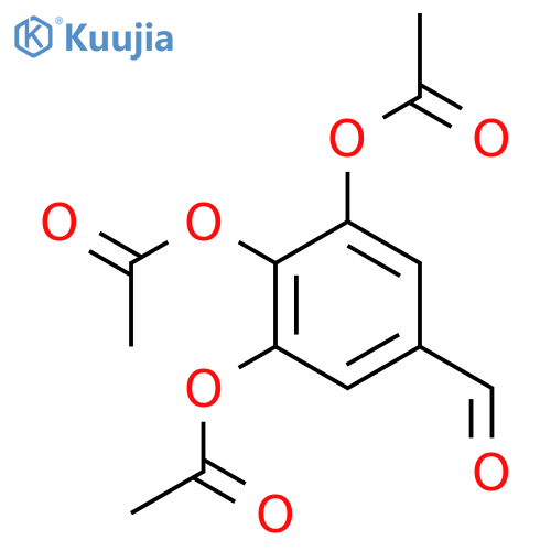 3,4,5-Triacetoxybenzaldehyde structure
