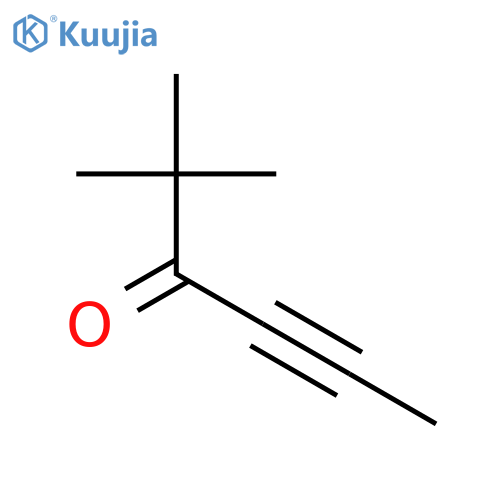 4-Hexyn-3-one,2,2-dimethyl- structure