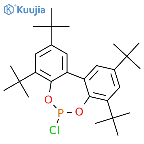 Dibenzo[d,f][1,3,2]dioxaphosphepin, 6-chloro-2,4,8,10-tetrakis(1,1-dimethylethyl)- structure