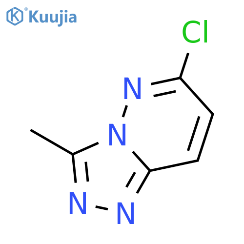 6-chloro-3-methyl-1,2,4triazolo4,3-bpyridazine structure