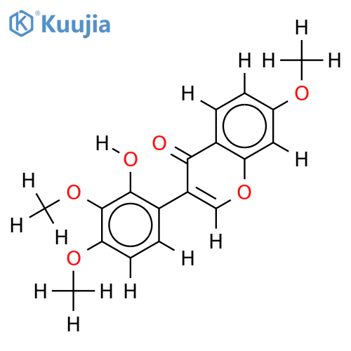 3',4',7-Tri-Me ether-2',3',4',7-Tetrahydroxyisoflavone structure