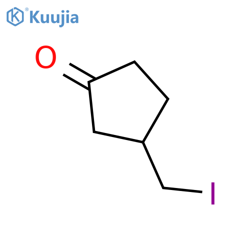 Cyclopentanone, 3-(iodomethyl)- structure