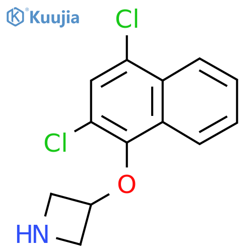 3-[(2,4-Dichloro-1-naphthyl)oxy]azetidine structure
