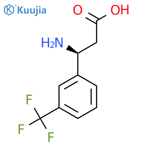 (S)-3-Amino-3-(3-trifluoromethylphenyl)propionic Acid structure