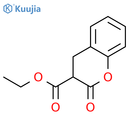 2H-1-Benzopyran-3-carboxylicacid, 3,4-dihydro-2-oxo-, ethyl ester structure