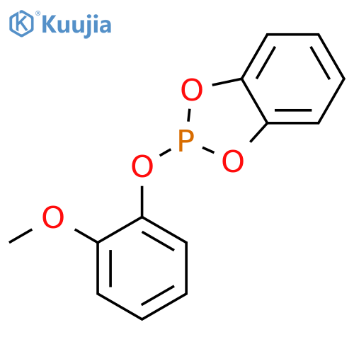 1,3,2-BENZODIOXAPHOSPHOLE, 2-(2-METHOXYPHENOXY)- structure