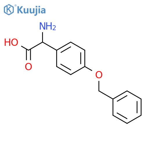 2-Amino-2-(4-benzyloxyphenyl)acetic acid structure