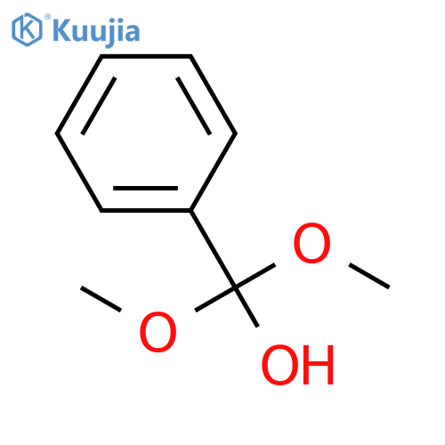 Dimethoxy(phenyl)methanol structure