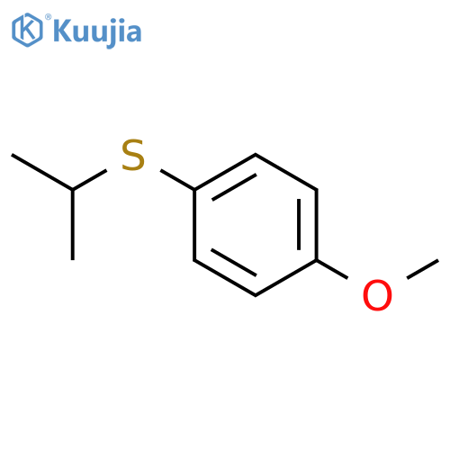Benzene, 1-methoxy-4-[(1-methylethyl)thio]- structure