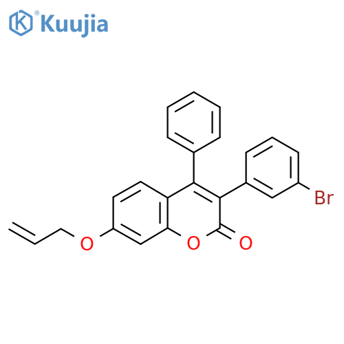7-Allyloxy-3(3’-bromophenyl)-4-phenyl coumarin structure