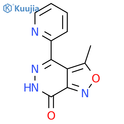 3-Methyl-4-pyridin-2-ylisoxazolo[3,4-d]pyridazin-7(6h)-one structure