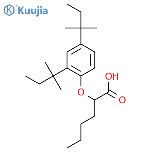 2-[2,4-bis(tert-pentylphenoxy)]hexanoic acid structure