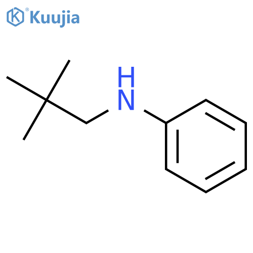 N-(2,2-dimethylpropyl)aniline structure