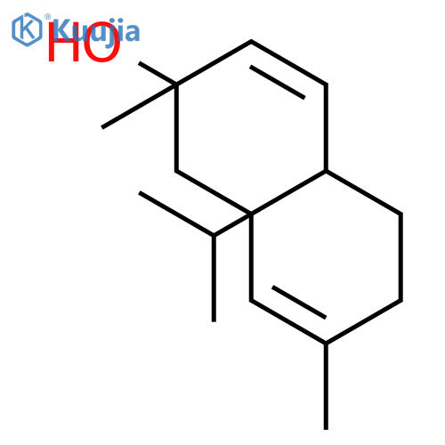 2,7-Cyclodecadien-1-ol, 1,7-dimethyl-4-(1-methylethyl)- structure
