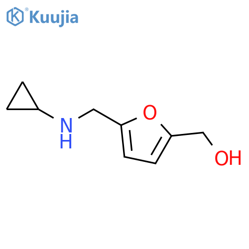 {5-(cyclopropylamino)methylfuran-2-yl}methanol structure