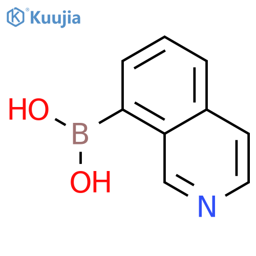 (isoquinolin-8-yl)boronic acid structure