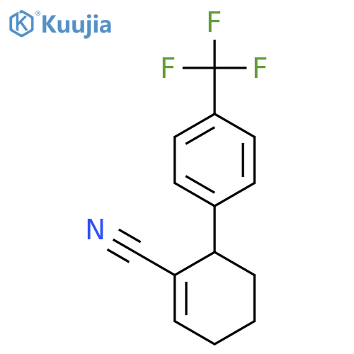 1-CYCLOHEXENE-1-CARBONITRILE, 6-[4-(TRIFLUOROMETHYL)PHENYL]- structure