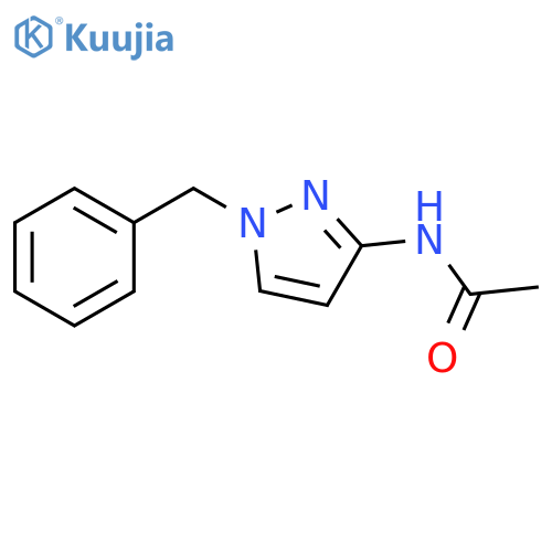 N-(1-benzyl-1H-pyrazol-3-yl)acetamide structure
