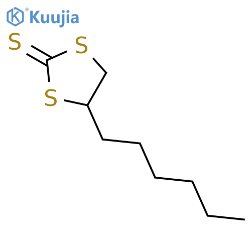 1,3-Dithiolane-2-thione, 4-hexyl- structure
