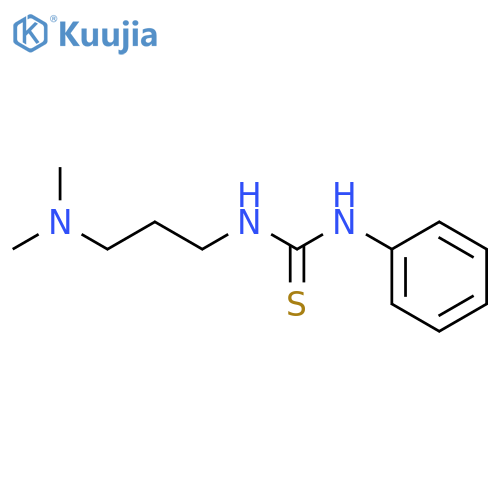 3-3-(dimethylamino)propyl-1-phenylthiourea structure