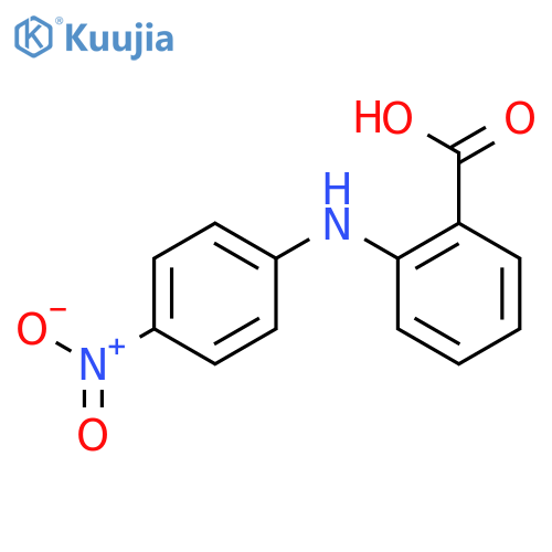 2-((4-Nitrophenyl)amino)benzoic acid structure