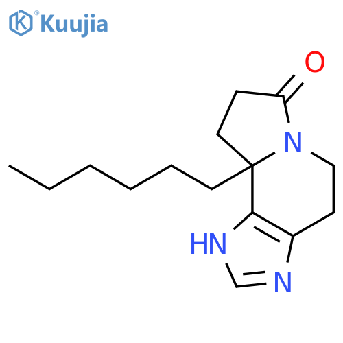 9a-hexyl-1,4,5,8,9,9a-hexahydro-imidazo[4,5-g]indolizin-7-one structure