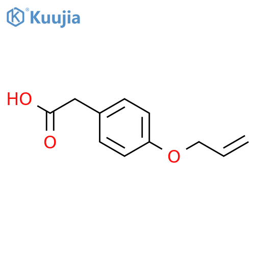 2-4-(prop-2-en-1-yloxy)phenylacetic acid structure