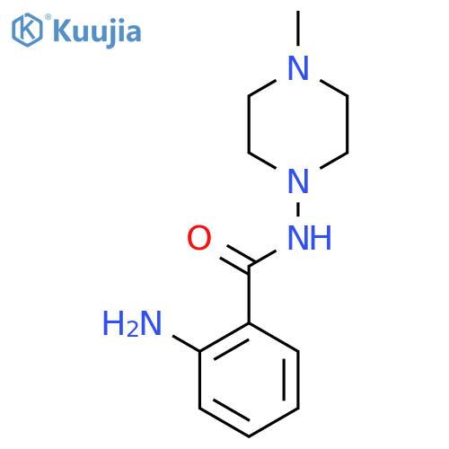2-Amino-N-(4-methylpiperazin-1-yl)benzamide structure