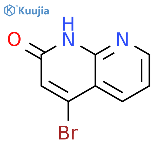 4-Bromo-1,8-naphthyridin-2-ol structure