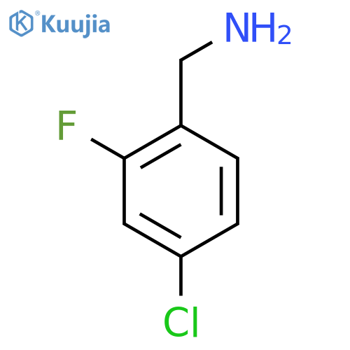 4-Chloro-2-fluorobenzylamine structure