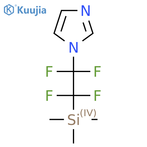 1-(Trimethylsilyl-tetrafluoroethyl)imidazole structure