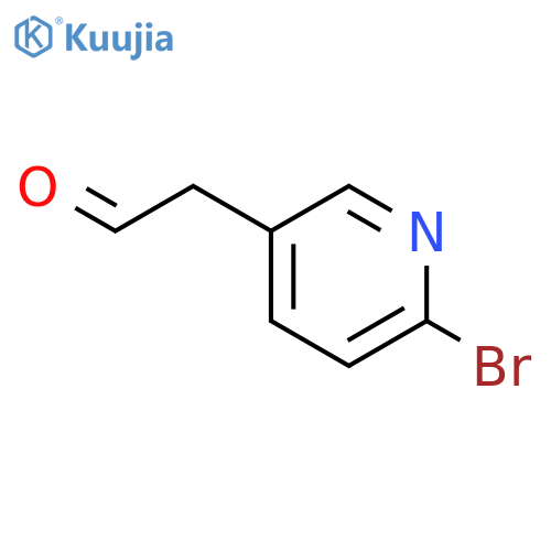 2-(6-bromopyridin-3-yl)acetaldehyde structure