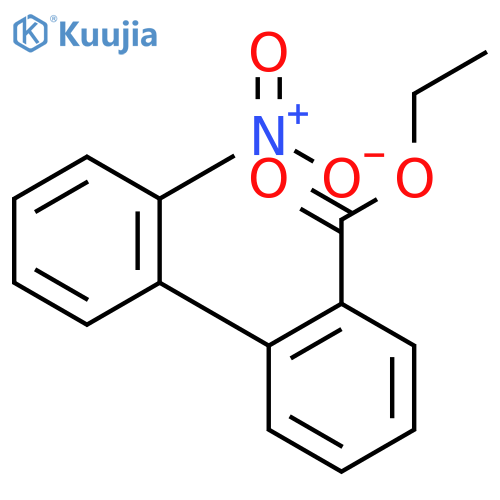 Ethyl 2-(2-nitrophenyl)benzoate structure