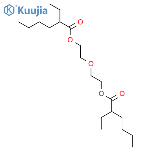 Hexanoic acid,2-ethyl-, 1,1'-(oxydi-2,1-ethanediyl) ester structure