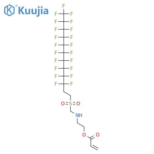 2-Propenoic acid,2-[[(3,3,4,4,5,5,6,6,7,7,8,8,9,9,10,10,11,11,12,12,12-heneicosafluorododecyl)sulfonyl]methylamino]ethylester structure