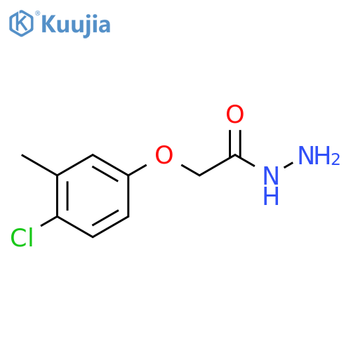 2-(4-Chloro-3-methylphenoxy)acetohydrazide structure