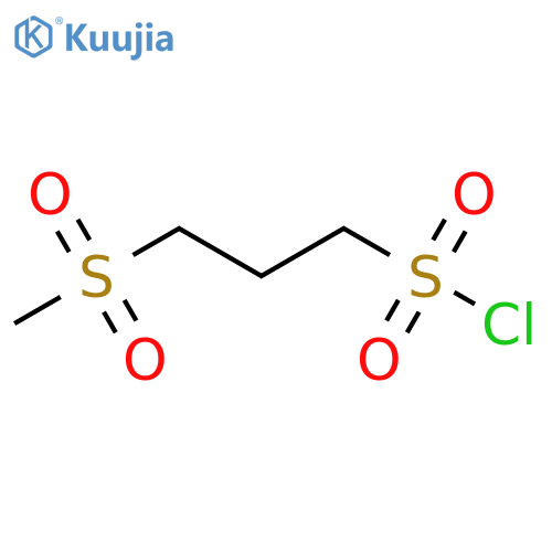 3-methanesulfonylpropane-1-sulfonyl chloride structure
