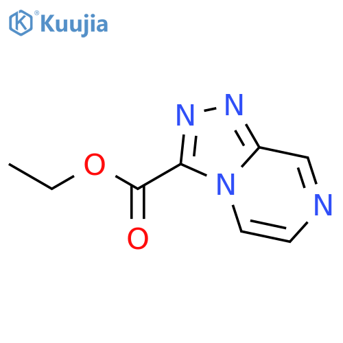 Ethyl [1,2,4]triazolo[4,3-a]pyrazine-3-carboxylate structure
