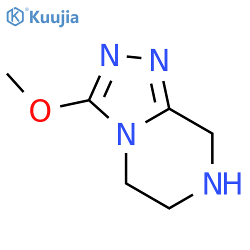 3-methoxy-5H,6H,7H,8H-[1,2,4]triazolo[4,3-a]pyrazine structure