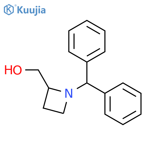 (1-benzhydrylazetidin-2-yl)methanol structure