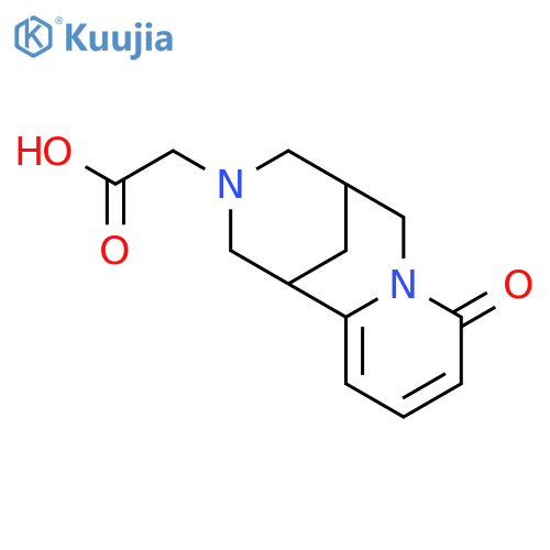 (8-oxo-1,5,6,8-tetrahydro-2H,4H-1,5-methano-pyrido[1,2-a][1,5]diazocin-3-yl)-acetic acid structure