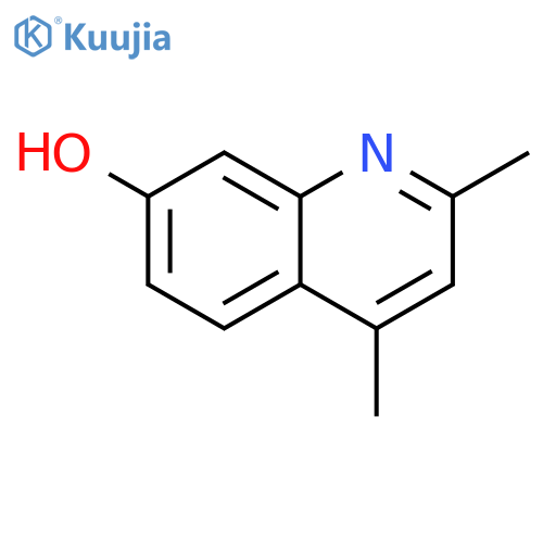 2,4-dimethyl-7-Quinolinol structure