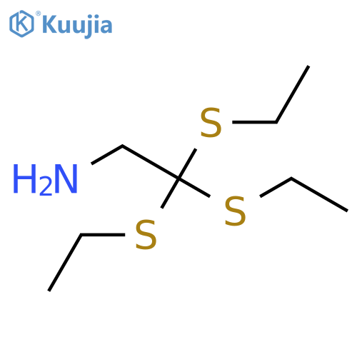 2,2,2-tris(ethylsulfanyl)ethan-1-amine structure