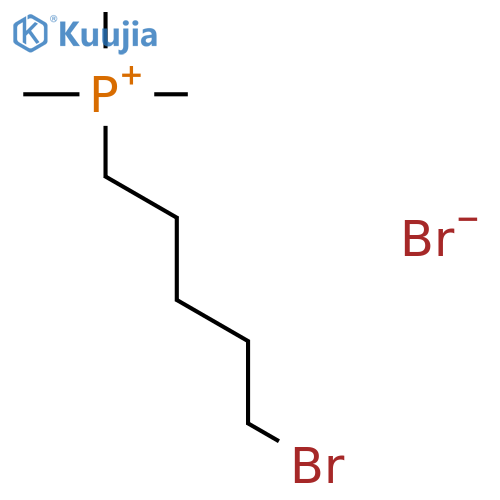 PHOSPHONIUM, (5-BROMOPENTYL)TRIMETHYL-, BROMIDE structure