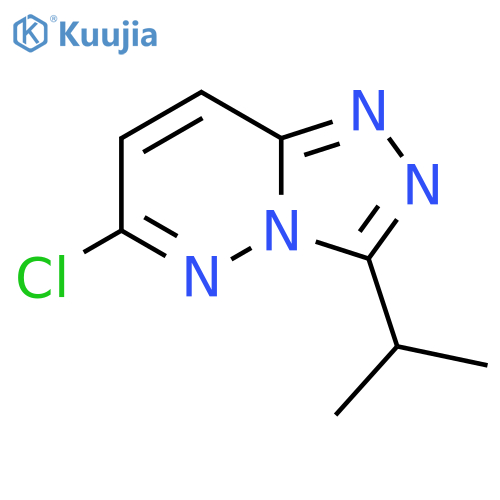 6-chloro-3-(propan-2-yl)-[1,2,4]triazolo[4,3-b]pyridazine structure