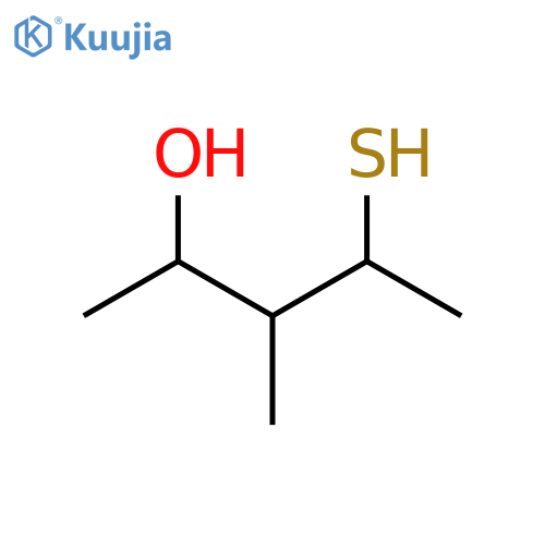 3-methyl-4-sulfanylpentan-2-ol structure