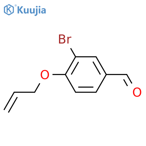 3-Bromo-4-(prop-2-en-1-yloxy)benzaldehyde structure